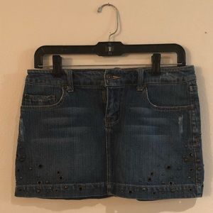 Denim Mini Skirt